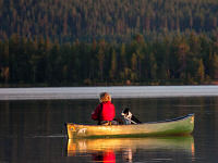 Canoeing ka Holm.