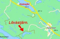 Lövåstjärn xəritəsi.