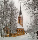 Holm-iglesia-en-invierno mini blanco