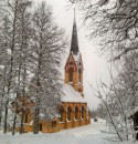 Holm-церква-в-зимовий білий міні