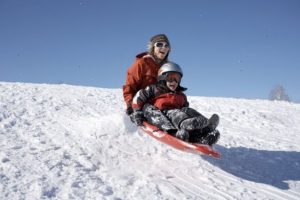 Allbergsbacken Şənbə günü sledging!